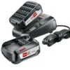 Bosch Groen 18 Volt Starterset Acculader +2x Accu 18 Volt 2.5 Ah L-Ion Power4All | 60 Minuten [1.600.A01.1LD] -Bosch Winkel Bosch 18 Volt Starterset 1.600.A01.1LD