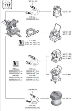 Bosch Professional GCM 8 SJL Paneelzaag | Stofafzuiging | 216 Mm | 1600 Watt [0.601.B19.100] -Bosch Winkel Bosch Blauw GCM 8 SJL 0.601.B19.100 ext 6