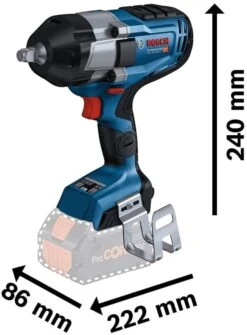 Bosch Professional GDS 18V-1050 HC Accu Slagmoeraanzetter 3/4 Inch | 18 Volt | Solo | + L-Boxx [0.601.9J8.201] -Bosch Winkel Bosch Blauw GDS 18V 1000 C 0.601.9J8.001 ext 4 1