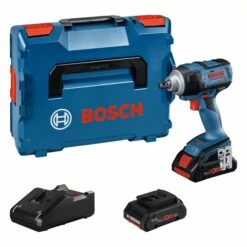 Bosch Professional GDS 18V-300 Accu Slagmoeraanzetter | 18 Volt 4.0 Ah Li-Ion ProCore | + L-Box [0.601.9D8.202] -Bosch Winkel Bosch Blauw GDS 18V 300 0.601.9D8.202