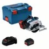 Bosch Professional GKS 18V-57-2 Accu Cirkelzaag | 57 Mm | 18 V 5,5 Ah Li-Ion | +L-Boxx [0.601.6C1.202] -Bosch Winkel Bosch Blauw GKS 18V 57 2 0.601.6C1.202