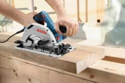 Bosch Professional GKS 55+ GCE + FSN 1400 Cirkelzaag | 63 Mm | 1350 Watt | + LBoxx + FSN1400 [0.615.990.M91] -Bosch Winkel Bosch Blauw GKS 55 GCE FSN 1600 0.601.682.103 ext 2