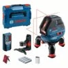 Bosch Professional GLL 3-50 L-Boxx BM1 + LR2 Kruislijnlaser | 10 M | Compact | + L-Boxx | +BM1 Houder En LR2 [0.601.063.803] -Bosch Winkel Bosch Blauw GLL 3 50 L Boxx BM1 LR2 0.601.063.803