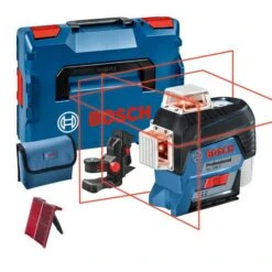 Bosch Professional GLL 3-80 C Solo Lijnlaser | 30m |Rood | 3x 360gr Lijn |Bluetooth | Solo |+L-Boxx [0.601.063.R03]