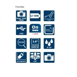 Bosch Professional GLM 150-27 C Laserafstandsmeter | 150 Mtr | Connect | Geheugen 50 Metingen [0.601.072.Z00] -Bosch Winkel Bosch Blauw GLM 150 27 C 0.601.072.Z00 ext 4