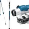 Bosch Professional GOL 26 D + GR 500 +BT 160 Waterpas | Vergroting 26x | 100 Meter | +Koffer, Statief En Meet [0.615.994.00E] -Bosch Winkel Bosch Blauw GOL 26 D GR 500 BT 160 0.615.994.00E
