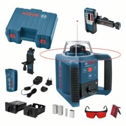 Bosch Professional GRL 300 HV Set Rotatielaser | Rood | +LR1 +WM4 +RC1 | + Koffer En TB [0.601.061.501]