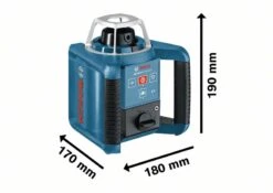 Bosch Professional GRL 300 HV Set Rotatielaser | Rood | +LR1 +WM4 +RC1 | + Koffer En TB [0.601.061.501] -Bosch Winkel Bosch Blauw GRL 300 HV Set 0.601.061.501 ext 7