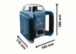 Bosch Professional GRL 400 H Rotatielaser | Rood | +Laserontvanger LR 1 | +Koffer [0.601.061.800] -Bosch Winkel Bosch Blauw GRL 400 H 0.601.061.800 ext 6