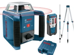 Bosch Professional GRL 400 H + BT170 + GR240 Rotatielaser | Rood | Laserontvanger LR1 + Statief BT170 +GR240 [0.615.994.03U]