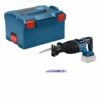 Bosch Professional GSA 18V-28 Solo Accu Reciprozaag | 18 Volt | Solo | + L-Boxx [0.601.6C0.001] -Bosch Winkel Bosch Blauw GSA 18V 28 0.601.6C0.001