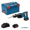 Bosch Professional GSA 18V-Li Accu Reciprozaag | 18 Volt 5.0 Ah Li-Ion | + L-Boxx [0.601.64J.00B] -Bosch Winkel Bosch Blauw GSA 18 V Li 0.601.64J.00B
