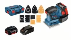 Bosch Professional GSS 18V-10 Professional Accu Schuurmachine | 115 Mm | 18 Volt 5,0 Ah | L-Boxx [0.601.9D0.201]