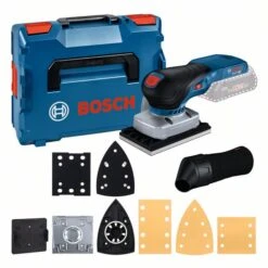 Bosch Professional GSS 18V-13 Professional Accu Schuurmachine | Vlak | 115 Mm | 18 Volt | Basic | +L-Boxx [0.601.9L0.101]