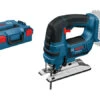 Bosch Professional GST 18V-LI B Accu Decoupeerzaag | Beugel | 18 Volt Li-Ion | Solo | +L-Boxx [0.601.5A6.101] -Bosch Winkel Bosch Blauw GST 18 V Li Solo L Boxx 0.601.5A6.101