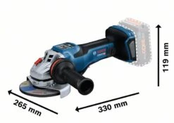 Bosch Professional GWS 18V-15 PSC Accu Haakse Slijper | 18V | PROtection | Basic | +L-Boxx [0.601.9H6.B02] -Bosch Winkel Bosch Blauw GWS 18V 15 PSC 0.601.9H6.B01 ext 4 1
