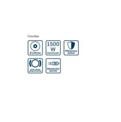 Bosch Professional GWS 18V-15 P Accu Haakse Slijper | 125mm | 18V Solo | +L-Boxx [0.601.9H6.A01] -Bosch Winkel Bosch Blauw GWS 18V 15 P 0.601.9H6.A01 ext 3