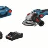 Bosch Professional GWS 18V-15 SC Accu Haakse Slijper | 18 Volt 8.0 Ah ProCore | +L-Boxx [0.601.9H6.101] -Bosch Winkel Bosch Blauw GWS 18V 15 SC 0.601.9H6.101