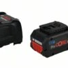 Bosch Professional Starterset 18 V 5.5 Ah Starterset 2x Accu ProCore18V 5.5 Ah | + Lader GAL 1880 CV [1.600.A02.14C] -Bosch Winkel Bosch Blauw Starterset 18 V 5.5 Ah 1.600.A02.14C