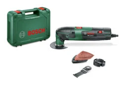 Bosch Groen PMF 220 CE Multitool | 220 Watt | Electronic | Koffer | +Toebehoren [0.603.102.000]
