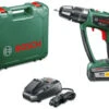 Bosch Groen PSB 18 LI-2 Ergonomic Accu Klopboor | 32 Nm | 18 Volt 2,5 Ah Li-Ion | +Koffer [0.603.9B0.300] -Bosch Winkel Bosch PSB 18 LI 2 Ergonomic 0.603.9B0.300