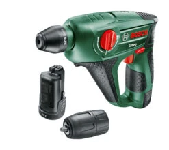 Bosch Groen Uneo (2x Accu) Accu Boorhamer | 2x 12 Volt 2,5 Ah Li-Ion | SDS-Quick [0.603.984.00E] -Bosch Winkel Bosch Uneo 2x accu 0.603.984.00E ext 2
