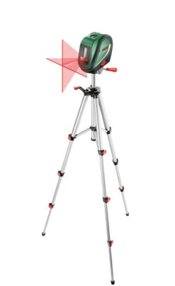 Bosch Groen UniversalLevel 2 Set Kruislijnlaser | 10m Basic | Rood | Hellingfunctie | +Statief [0.603.663.801]